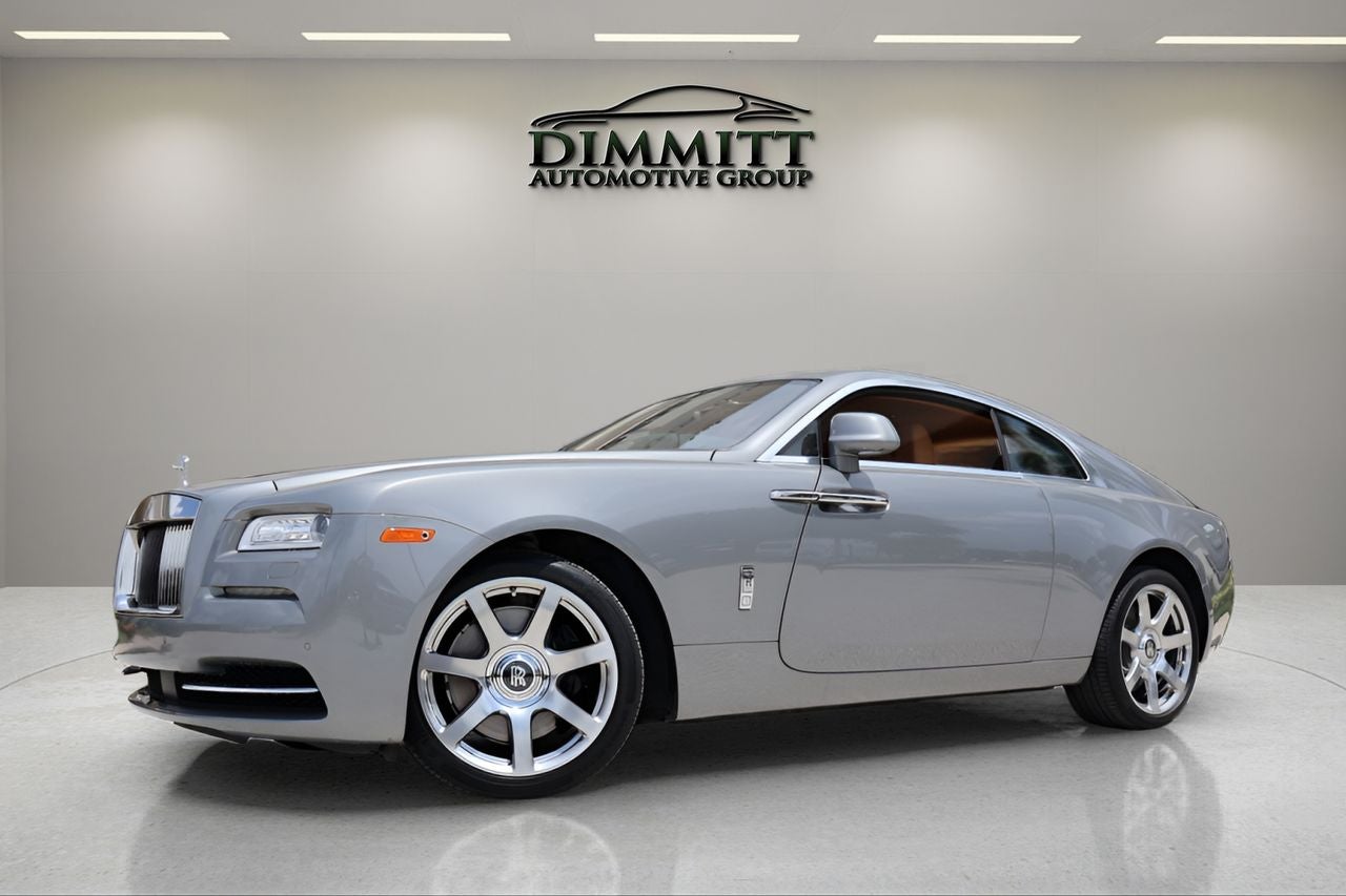 2016 Rolls-Royce Wraith 2dr Coupe in Gray — front three-quarter view