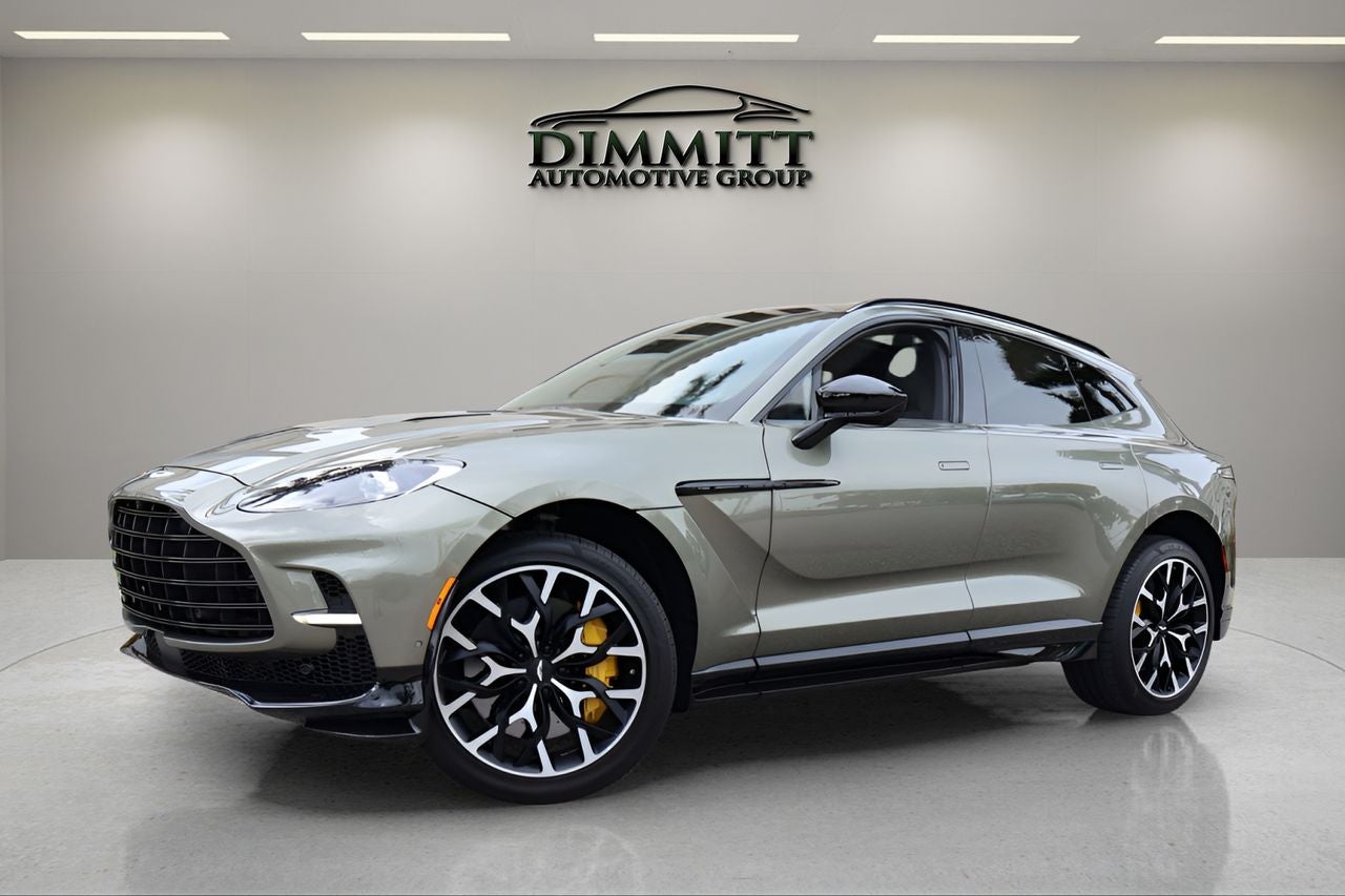 2023 Aston Martin DBX 707 in Green — front three-quarter view